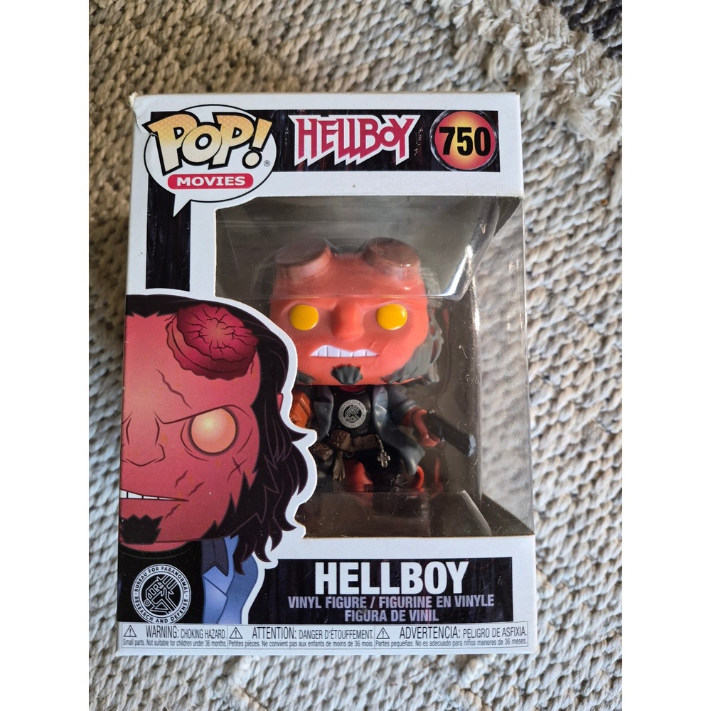 Funko Pop Movies Hellboy 750 Vinyl Figure BPRD 2019 Movie Red Action Figure